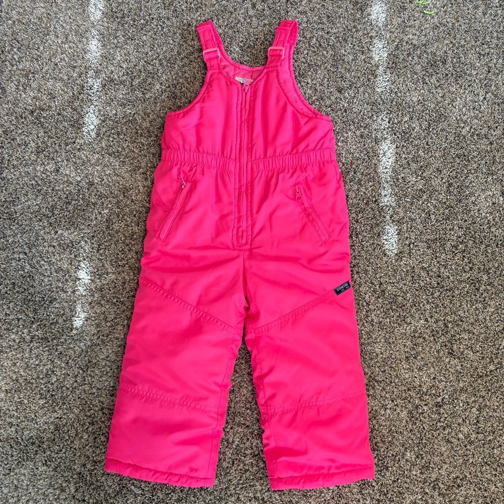 OshKosh B'gosh Bright Pink Overalls